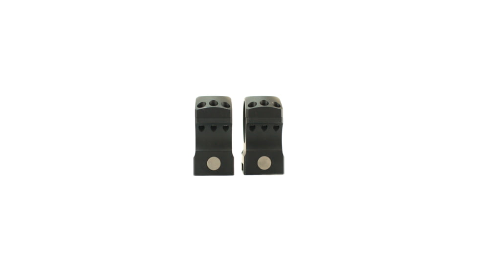 NightForce ULTRALITE 30mm Titanium/Alloy Ring Set, High, 1.125, 6 Screw, Black, Full-Size, A266