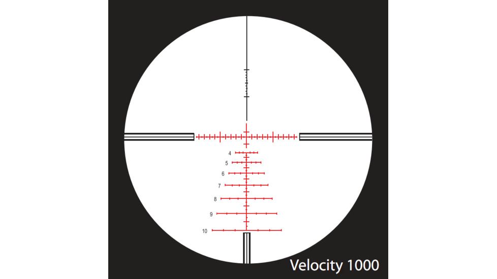 Nightforce 3.5-15x56 Rifle Scope Velocity 1000 Reticle