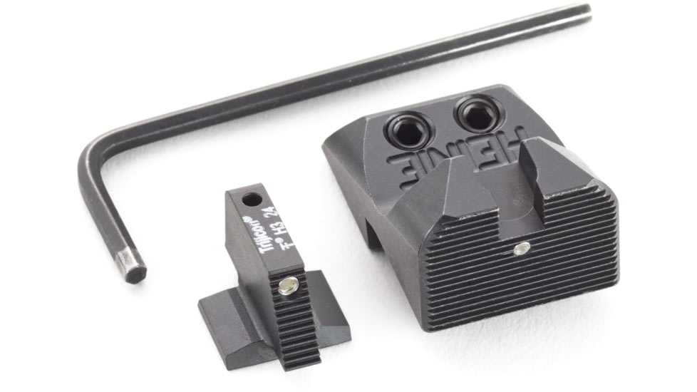 Nighthawk Custom Heinie Straight 8 Tall Rear and Front Triitium Sights, for Suppressor Use, SI0050