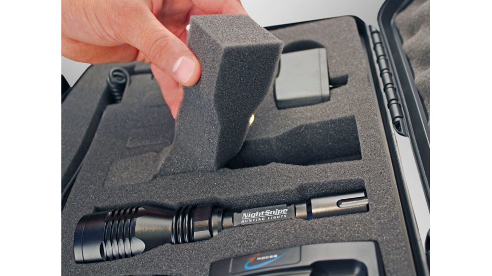 NightSnipe Class-1 NS300 Fixed Beam Hunting Light Kit, Red, C1F-R-8084