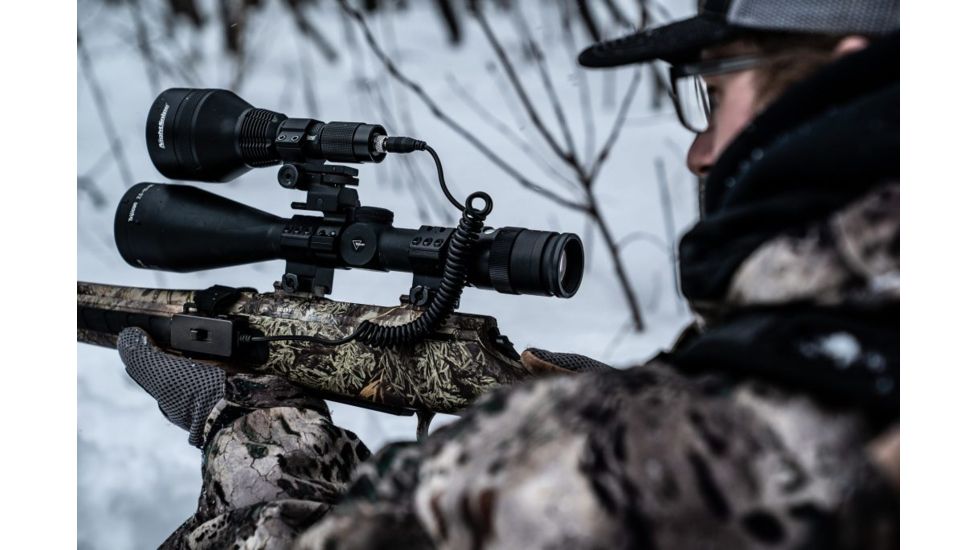 NightSnipe Class-3 Double Trouble NS750 Dimmable Hunting Light, Green 2, Red 2 Beam, C3A-750D-RGRG-8858