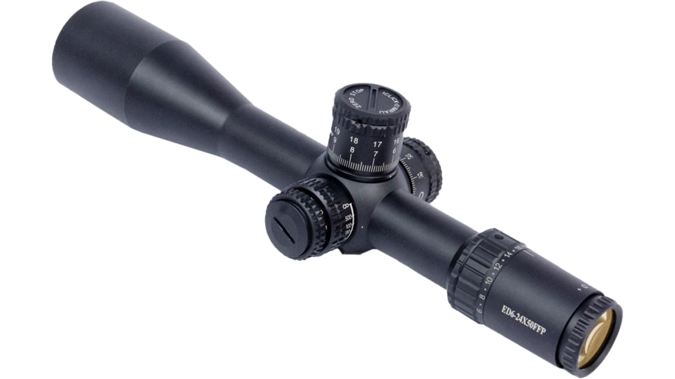 NightStar 6-24x50mm 34mm Tube Rifle Scope, Fist Focal Plane, MRAD Reticle, Black, NS11218
