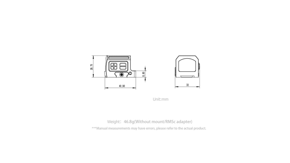 NightStar PT17G 1x17mm Reflex Red Dot Sight