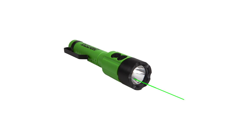 Nightstick CASE OF 4 FLASHLIGHT W/ LASER - GREEN W/ GREEN LASER, 140 LUMENS FC78E733, NSKNSP2414GXL