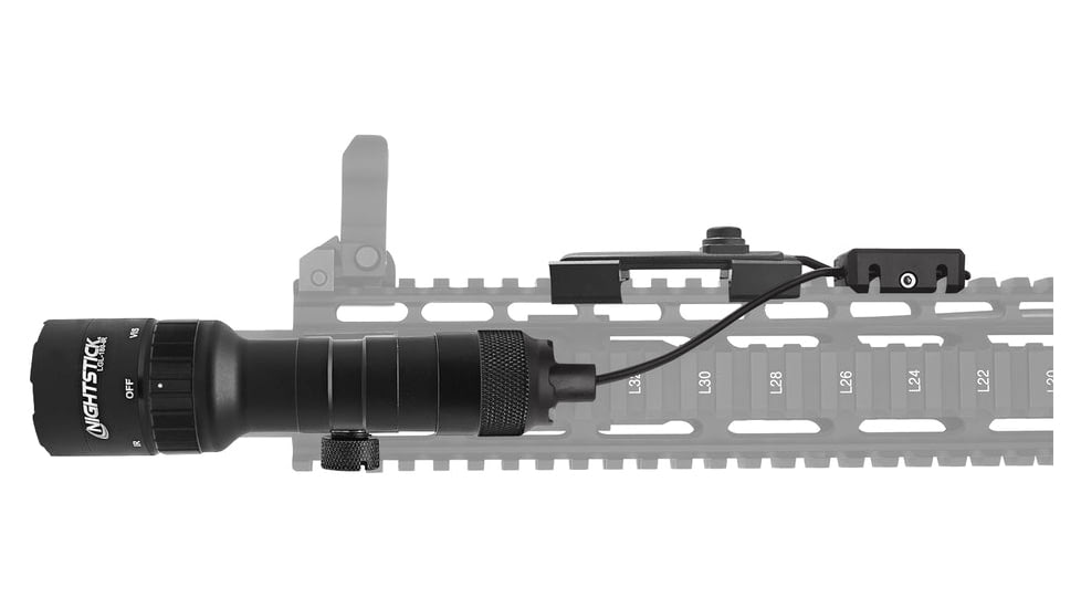 Nightstick Dual Beam Weapon Lighting System, Black - LGL-180-IR