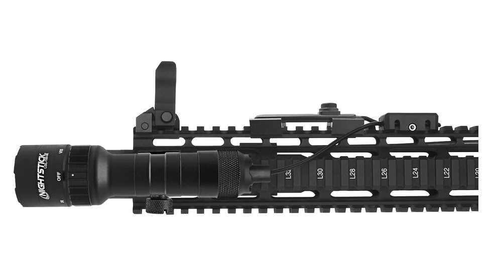 Nightstick Dual Beam Weapon Lighting System, Black - LGL-180-IR