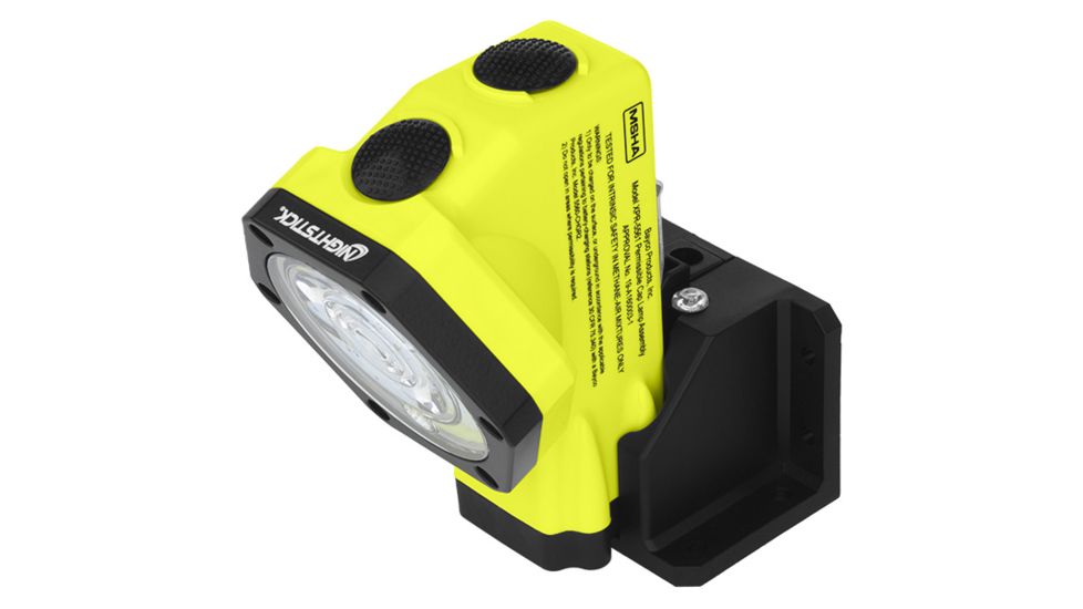 Nightstick INTRANT Intrinsically Safe Permissible Dual-Light Angle Light Rechargeable Light &amp; Battery Only, Green, XPR-5561GLB