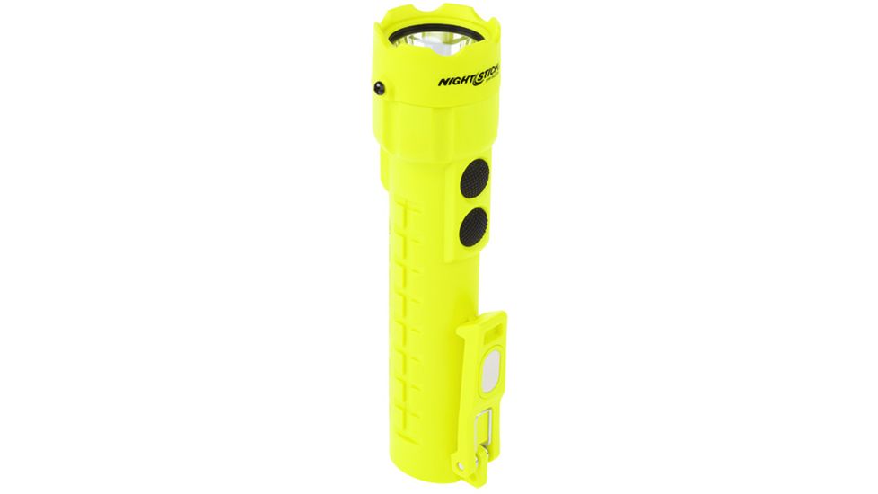Nightstick Intrinsically Safe Permissible Dual-Light 3AA Flashlight,Dual Magnets,120 Lumens,Green XPP-5422GM