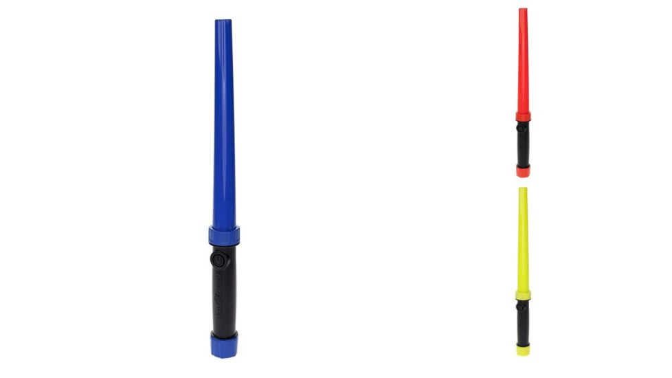 Nightstick LED Traffic Wand, Black/Blue, Black/Red, Black/Yellow