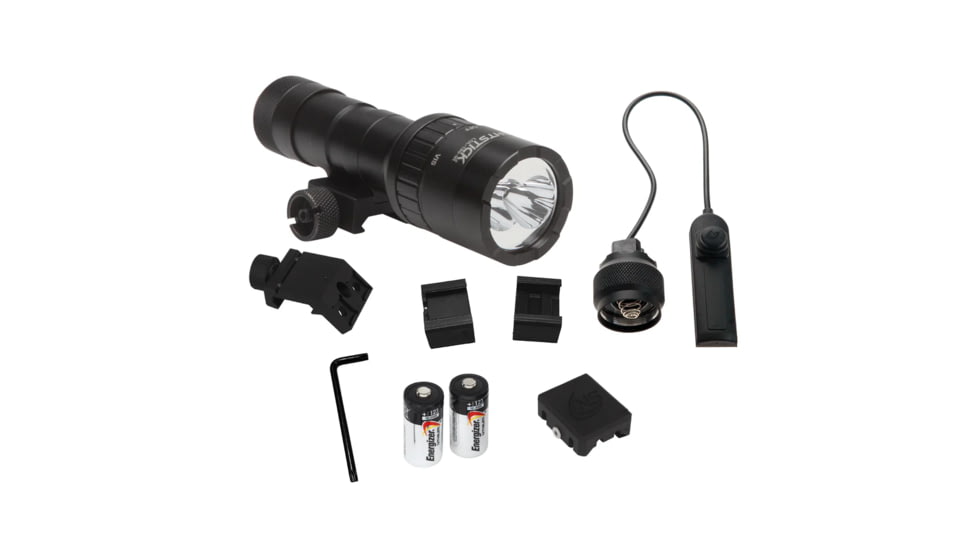 Nightstick LGL-180-IR 1100 Lumens LED Weapon Light w/IR Illumination, CR123, Black, LGL-180-IR