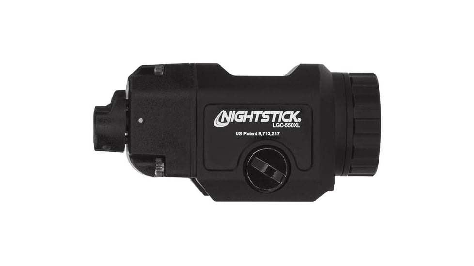 Nightstick Long Gun 1 x CR123 LED Compact Weapon Light, 550 Lumens, IPX-7 Waterproof, Anodized, Black, LGC-550XL
