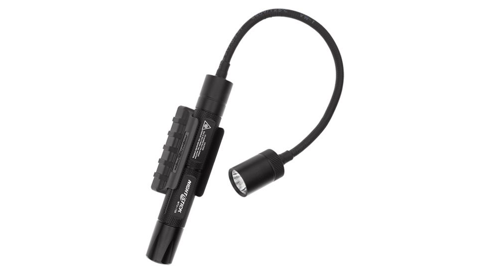 Nightstick Mini-TAC Gooseneck 2AA UV Light,365nm,Black MTU-136