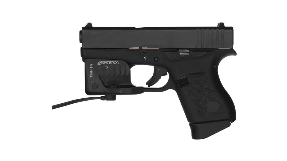 Nightstick Subcompact Weapon Light W/ White Laser For Glock G42/g43/g43x/g48 - TSM-11W