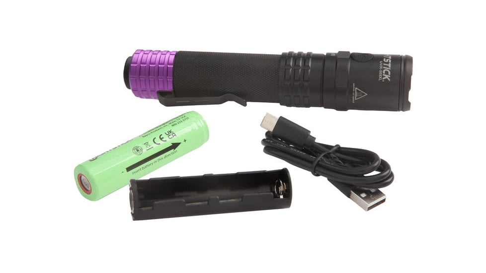 Nightstick Ultraviolet Led Flashlight W/ White Floodlight - UVR-588XL