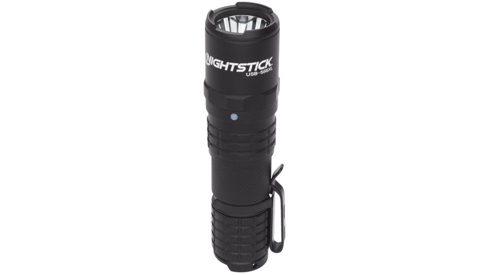 Nightstick USB Rechargeable Tactical Flashlight, Black USB-556XL