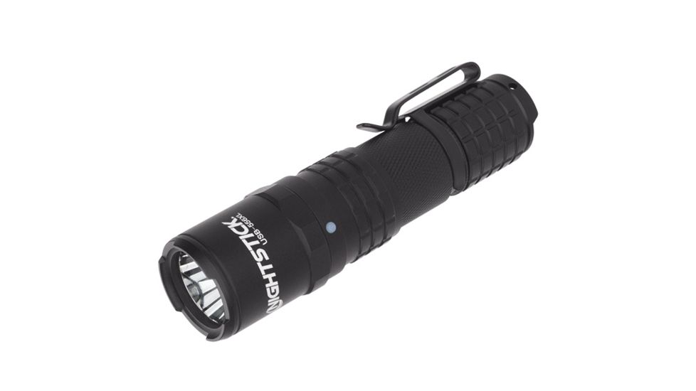 Nightstick USB Rechargeable Tactical Flashlight, Black USB-556XL