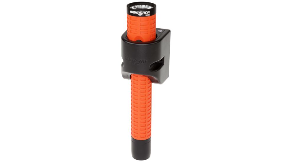 Nightstick Xtreme Lumens Duty Size Dual-Light Rechargeable 650 Lumen Polymer LED Flashlight w/Tail Cap Magnet, AC Charger, DC Charger, Battery, Red NSR-9920XL