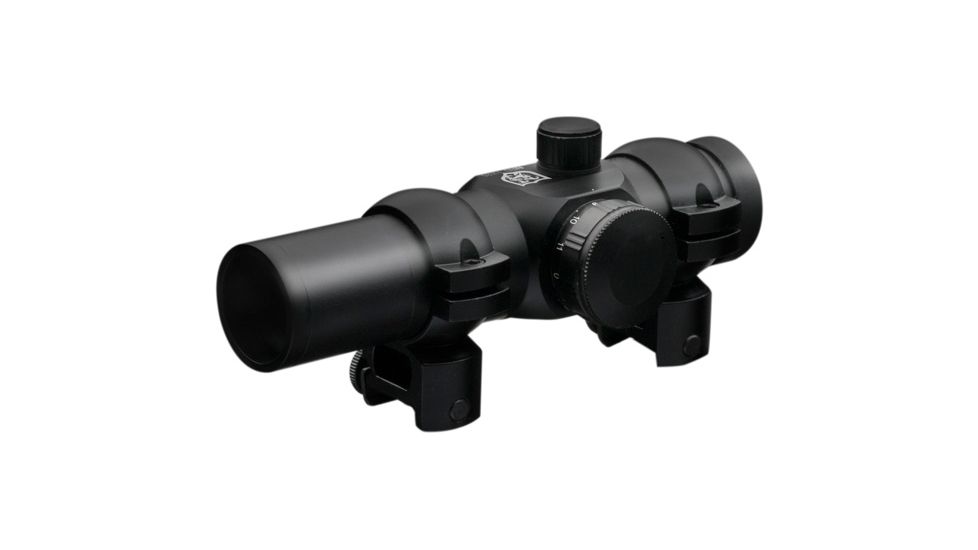 Nikko Stirling 50mm Red Dot with 5/8 Integrated Mounts, Black, Small, NSN N, NRD50IM