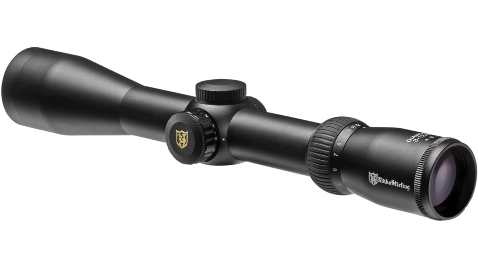 Nikko Stirling Diamond 3-12x42mm, Rifle Scope, 30mm Diameter, German #4 Dot Illuminated Reticle, Black, ndsi31242