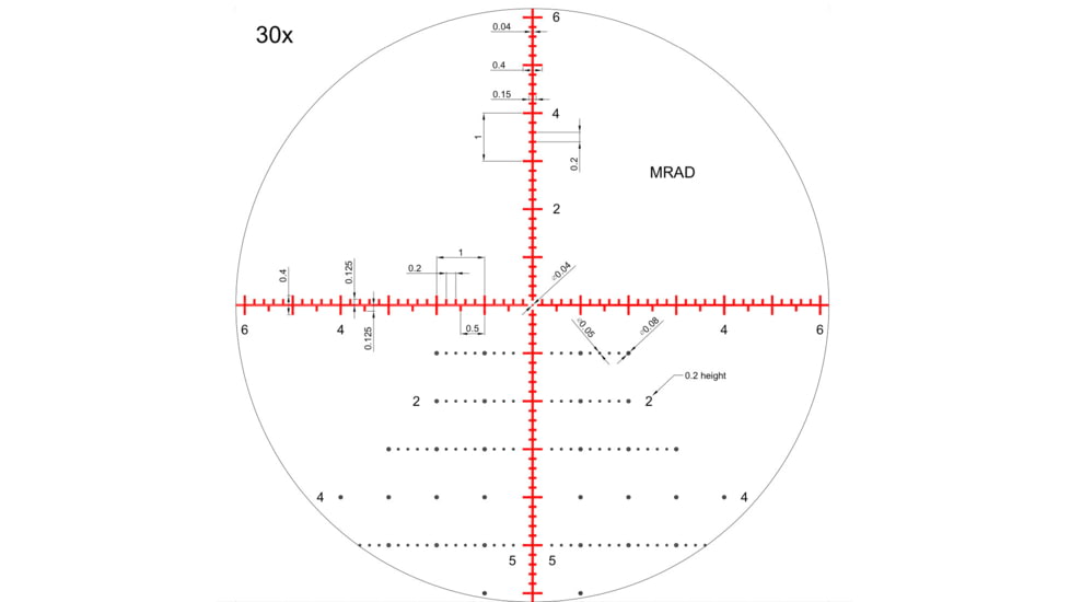 Nikko Stirling Diamond 6-24x50mm 34mm Tube Rifle Scope, First Focal Plane, Skeleton HMD Reticle, Matte Black, NSFFP3462450HMD
