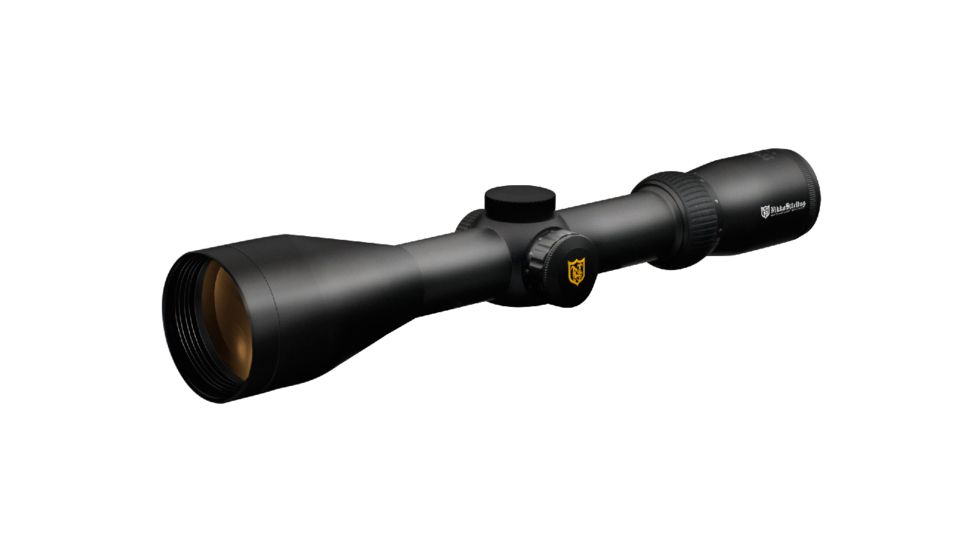 Nikko Stirling Diamond Rifle Scope 2.5-10x50, Illuminated Hold Fast Reticle, Black, NSN N, NDSI251050HF