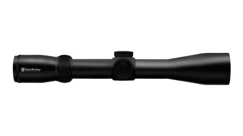 Nikko Stirling Diamond Rifle Scope, 3-12x42, Illuminated Hold Fast Reticle, Black, NSN N, NDSI31242HF