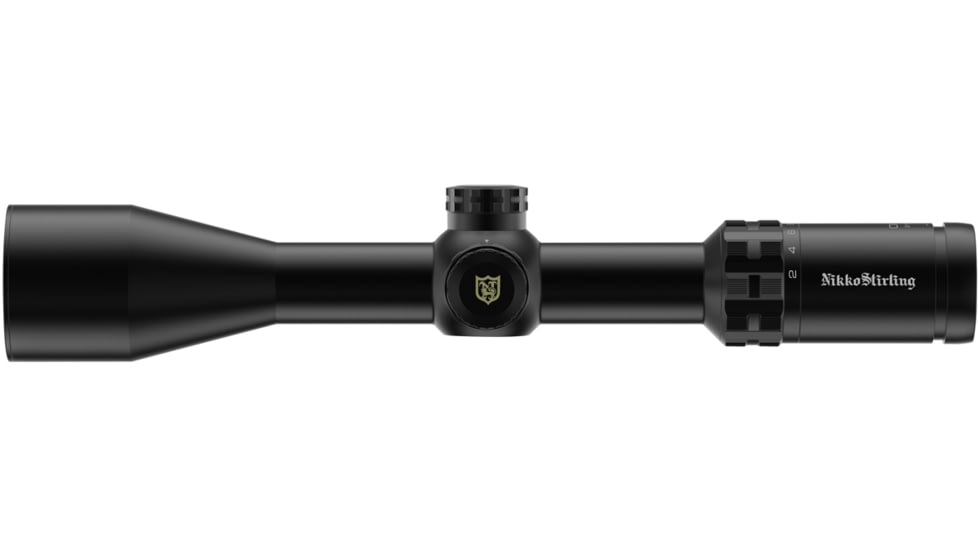 Nikko Stirling Octa 2-16x50mm Rifle Scope, 30mm Tube, 4 Dot Reticle, Black, nsoc21650