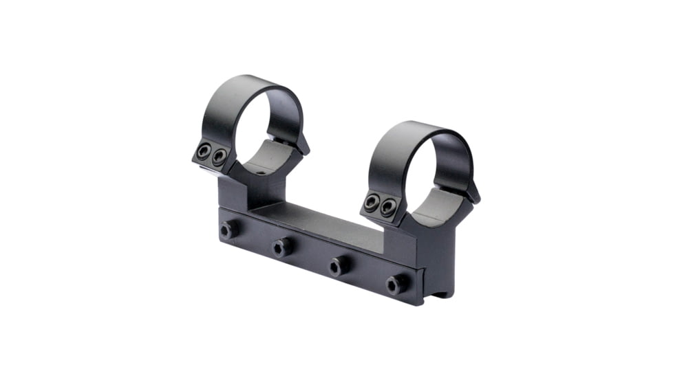 Nikko Stirling One Piece Air King 3/8'' Mounts w/ Recoil Stop, Medium, Matte Black, NMC38ONE30H