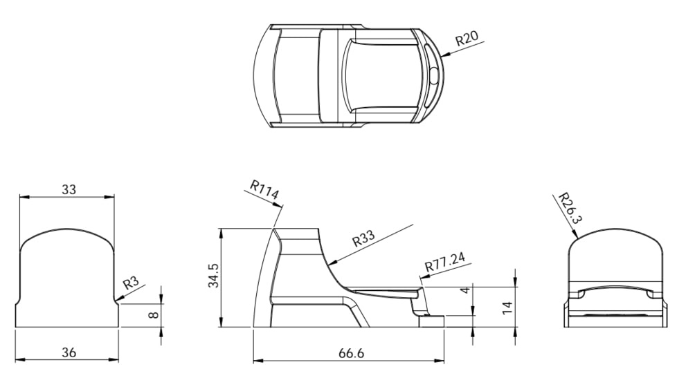Nikko Stirling PRO T5 1x Red Dot Sight, 4 MOA Red Dot, Black, ndholot5