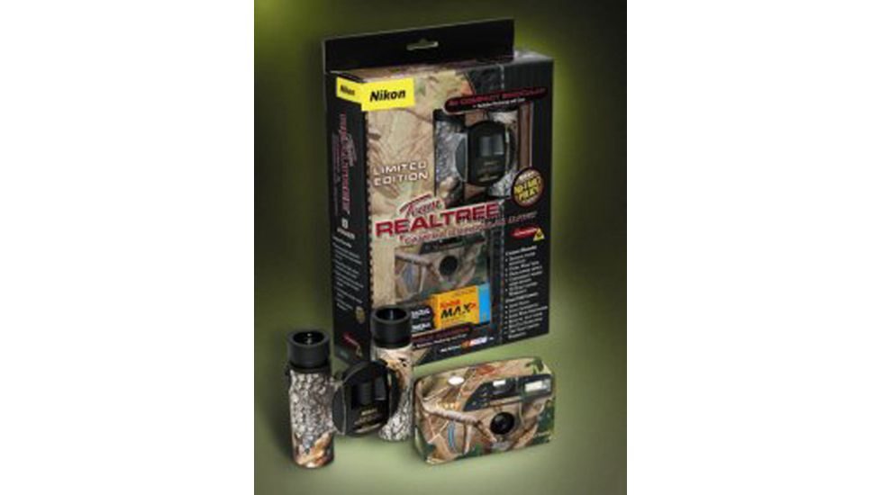 Nikon 8x25 Team REALTREE Binocular - 35mm Camera Outfit REALTREE Hardwoods Green HD Camouflage 7359