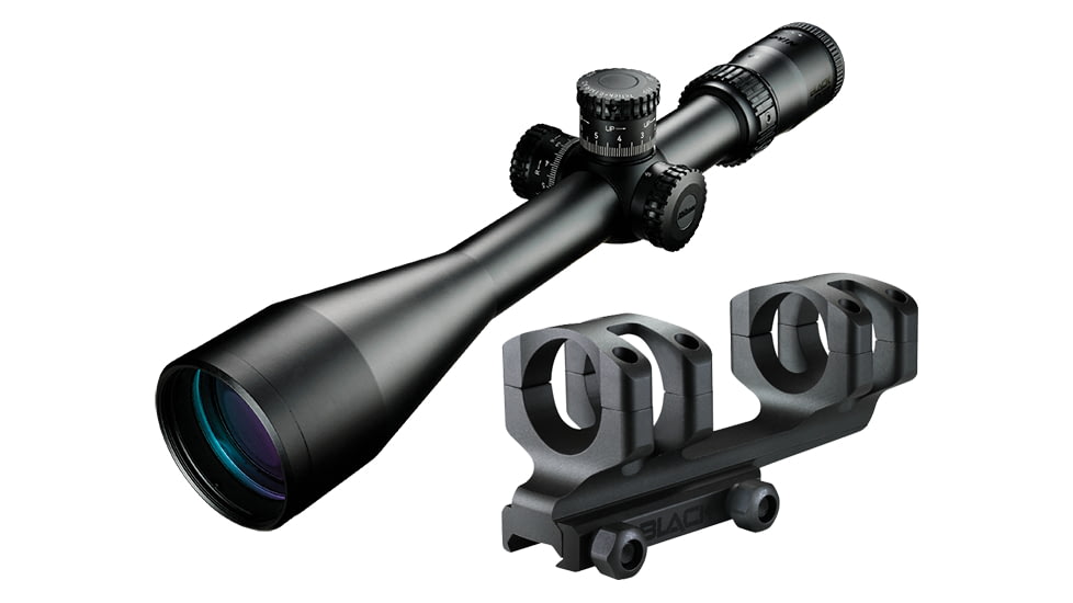 Nikon BLACK FX1000 4-16x50SF Rifle Scope, FX-MRAD FFP Reticle, Matte Black w/Free Nikon Cantilever XR Mount