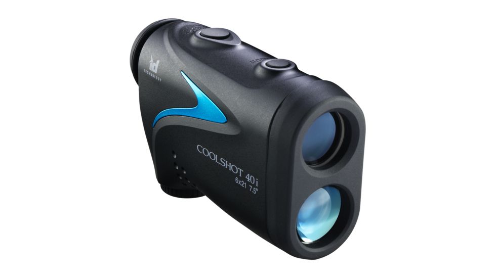 Nikon CoolShot 40i 6x21mm Golf RangeFinder, Black/Blue, 16202