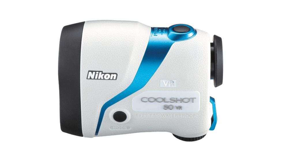 Nikon Coolshot 80 Vibration Reduction Range Finder, White,Blue, 16206
