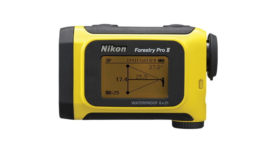Nikon Forestry Pro II Laser Rangefinder/Hypsometer, Black/Yellow, 16703
