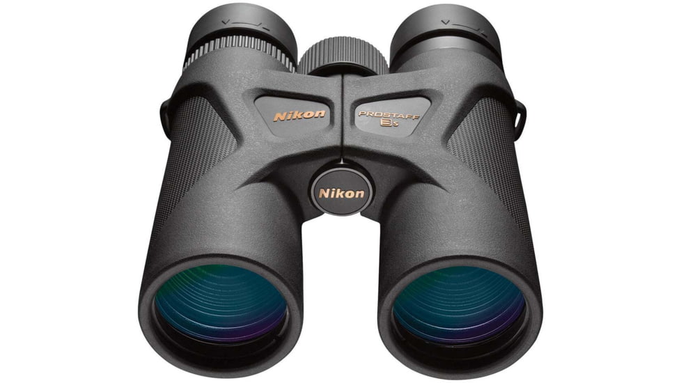 Nikon Prostaff 3S 10x42mm Roof Prism Clamshell Binoculars, Black, 16032
