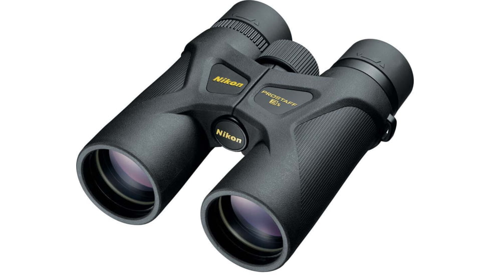 Nikon Prostaff 3S 10x42mm Roof Prism Clamshell Binoculars, Black, 16032