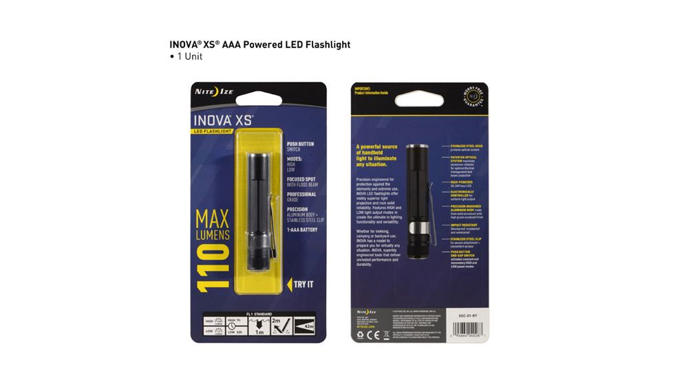 INOVA® XS® LED Flashlight - Black