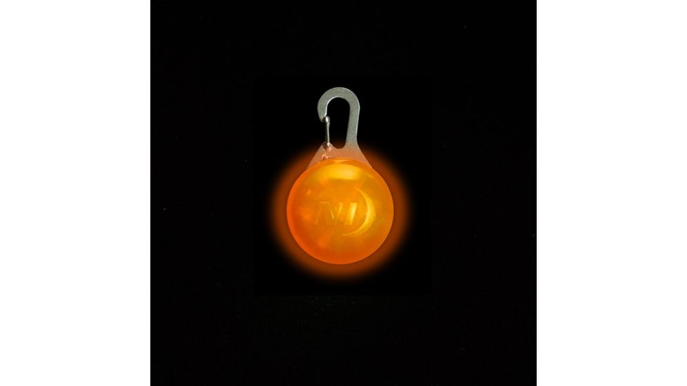 Nite Ize SpotLit LED Clip On Safety Light Orange Plastic/White SLG19-06-02