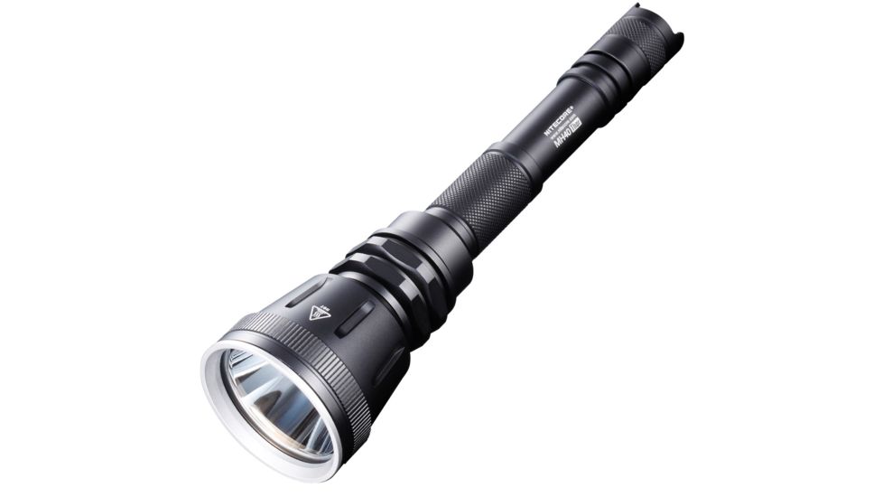 Nitecore MH40 900 Lumens LED Rechargeable Flashlight - CREE XM-L U2 LED, Black NITECORE-MH40-SMO