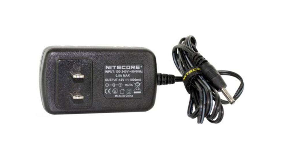 Nitecore AC Home Charger - Fits the TM26 LED Flashlight, Black, TM-AC-WALL-CHARGER