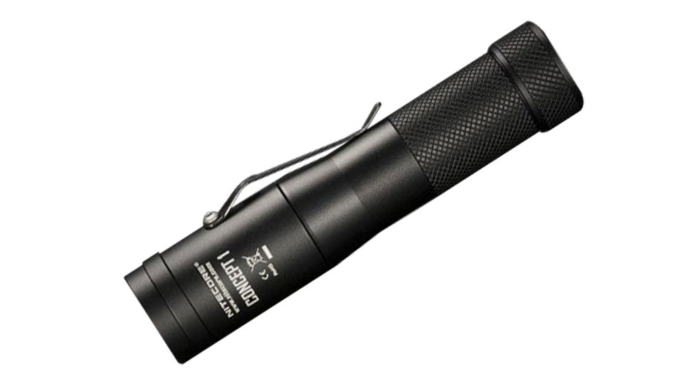 Nitecore Concept 1 Everyday Carry Flashlight, CREE XHP35 HD E2 LED, 1800 Lumens, Black NITECORE-CONCEPT-1