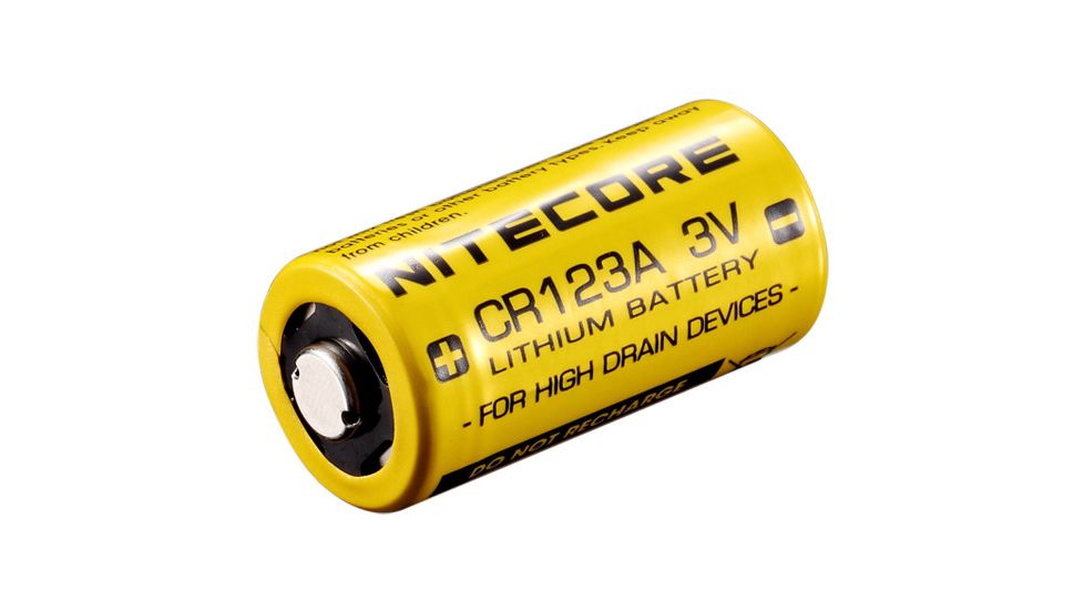 NITECORE CR123A Battery, 2pk NCCR123A