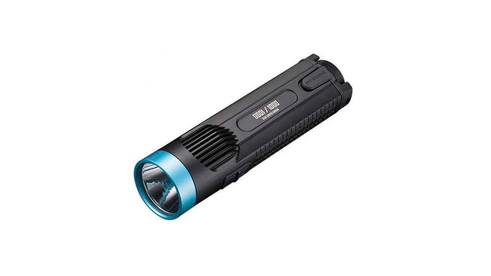 Nitecore EC4GT Flashlight CREE XP-L HI V3 LED, 1000 Lumens, Black/Blue NITECORE-EC4GT-BLUE
