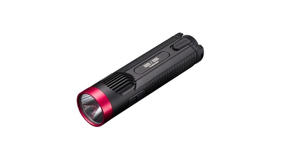 Nitecore EC4GT Flashlight CREE XP-L HI V3 LED, 1000 Lumens, Black/Red NITECORE-EC4GT-RED