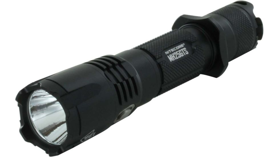 Nitecore MH25GTS 1 x 18650/ 2 x CR213A/ RCR123A/ 16340 CREE XHP35HD LED Rechargeable Flashlight, 1800 Lumens, Black, MH25GTS