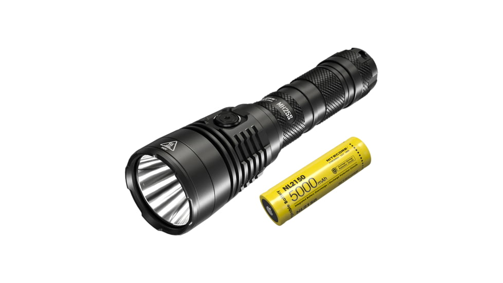 Nitecore MH25S 1800 Lumen USB-C Rechargeable Flashlight, Black, 6952506406548