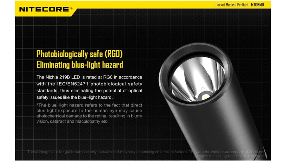 Nitecore MT06MD 180 Lumen LED Penlight, Black, 6952506403189