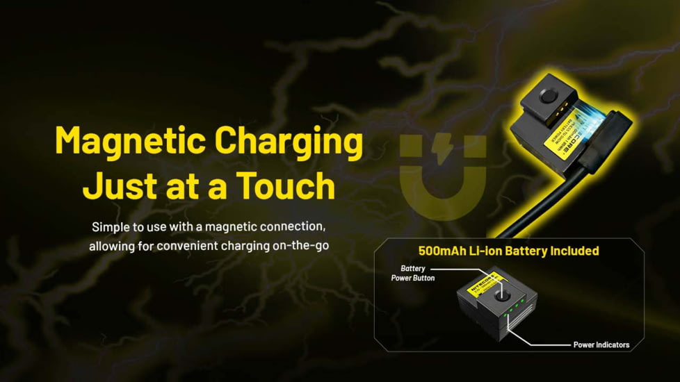 Nitecore NPL27 USB-C Rechargeable 650 Lumens LED Rail Mount Weapon Light