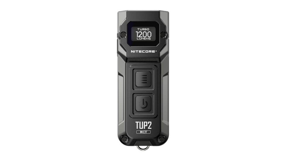 Nitecore TUP2 MCT Rechargeable Keychain EDC Lithium Ion 1200 Lumens LED Flashlight, Black, 6952506409501