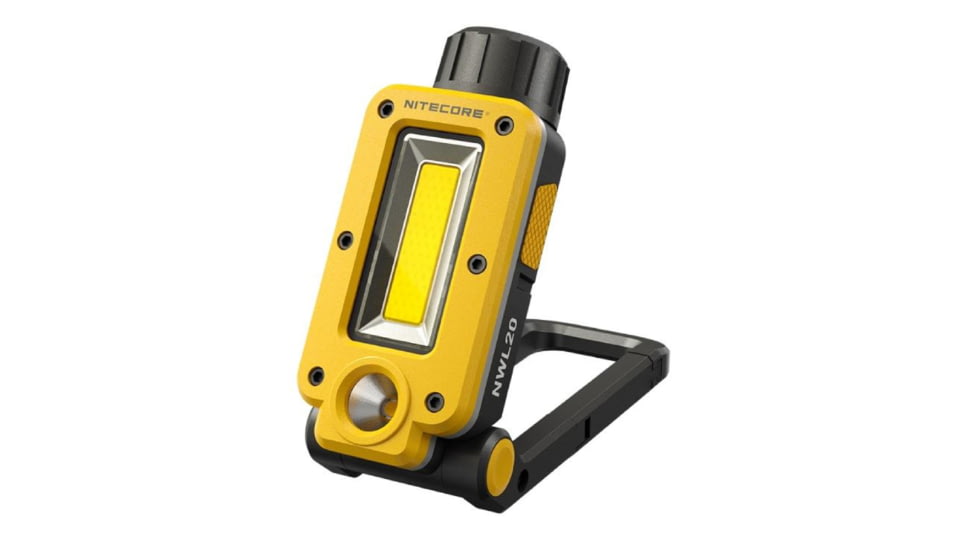 Nitecore NWL20 Rechargeable COB Mechanics Flashlight, 600 Lumens, Black, FL-NITE-NWL20